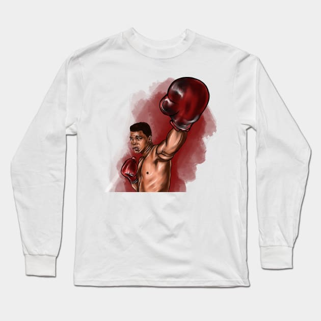 Boxer Long Sleeve T-Shirt by Svetlana Pelin